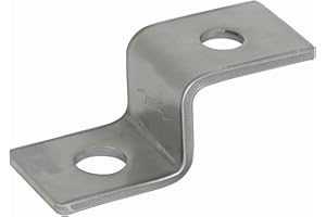 Dehn+Söhne Endstück Z-Form 390 499 mit 2 Bohrungen Verbinder für Blitzschutz 4013364127517 (1 Stück Endstück)