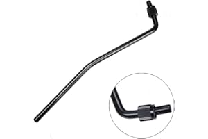 LGEGE Double bras de trémolo de 6 mm, barre de trémolo, barre Whammy pour système de trémolo Floyd Rose, remplacement de guitare électrique, noir