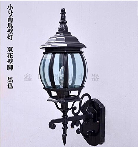 Preisvergleich Produktbild Aluminium Kürbis europäischen Wandleuchte Außenleuchte moderne, minimalistische Wasserdichte Outdoor Terrasse Garten lampen led lampen, 180 * 400 (mm)