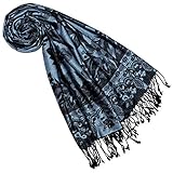 Elegantes Designer Schaltuch aus Naturfasern von LORENZO CANA. Die wunderschöne Pashmina mit aufwändig jacquard-gewebten Paisleymuster ist ein wirkliches Luxus - Teil, welches sowohl zur Sommtergarderobe als auch perfekt zum Wollmantel, Daunenmantel oder Pelzmantel passt. Ob als Schal, Umschlagtuch oder Stola getragen, immer wird dieses außergewöhnliche Accessoire Ihre Garderobe geschmackvoll ergänzen. Mit einem Schal von LORENZO CANA sind sie stets stilsicher gekleidet.