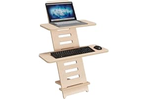 CAWI Biurko stojące | biurko | nakładka na biurko | stojak na laptopa | stojak na laptopa | podstawka na laptopa | nakładka na biurko z regulacją wysokości | wyprodukowano w UE