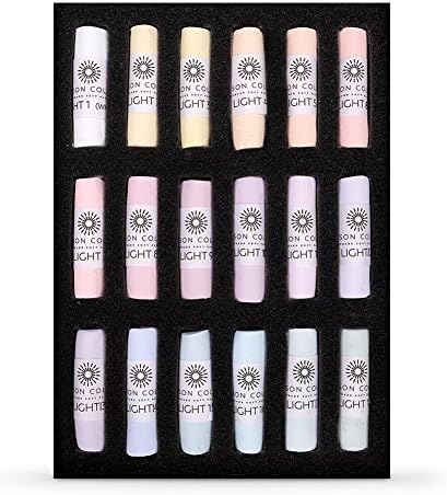 Unison : Soft Pastel : Set of 18 Light Colours