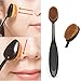 LuckyFine Pro Oval Brush Makeup Cosmetic Foundation Liquid Cream Powder Blush Pigment Tool