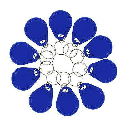 HFeng Véritable 13.56MHz UID Changement de Porte-clés modifiable Token NFC Tag Réinscriptible RFID Écriture Accessable Carte de contrôle d'accès Utilisé pour Copier/Cloner la Carte (10pcs)