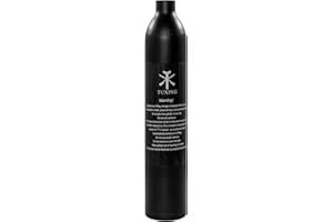 TUXING Tanque de aire de aluminio para paintball, tanque de aire de alta presión de 0,5 l de capacidad, botella de aire de alta presión para pistolas de aire de paintball o PCP (botella vacía)
