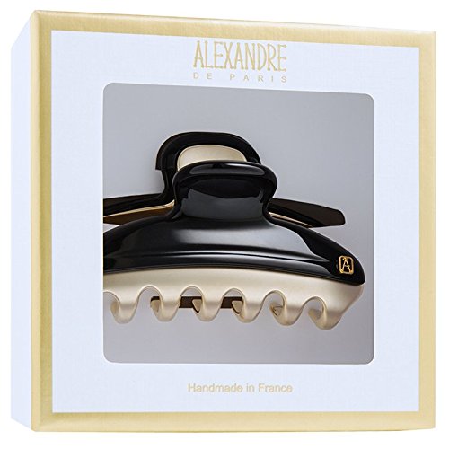Alexandre de Paris Pince Vendôme Big Geschenkebox Schwarz 7,5 cm großer Clip für jede Gelegenheit
