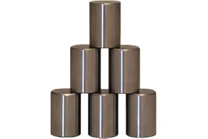 CDMGLC shoot-club24 6 x Zylinderrollen aus Metall für Kugelfang und Scheibenkasten