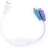 I59 PS2 Su Adattatore USB - Tastiera &amp; Mouse Convertitore, PS2 Spina A