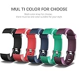 Vienen con una hebilla de acero inoxidable en la banda y un soporte de banda para sujetar tu pulsera de forma más segura, evitando que las bandas se separen y se caigan.