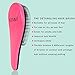 ACEVIVI Plastic Detangling Shower Hair Brush Comb Styling Tamer Tool For Adult Kids - RoseRed