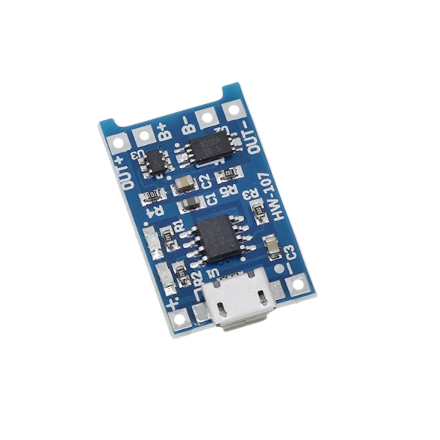 Universal HUB� 2Pcs TP4056/ TPA 4056 Micro USB 5V 1A Lithium Battery Charging Module inbuilt BMS And Indicator