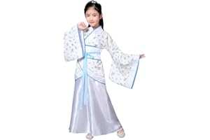 Xinvivion Estilo Chino Hanfu Vestido - Antiguo Tradicional Ropa Elegante Retro Tang Suit Traje de Rendimiento