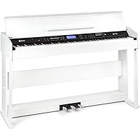 Schubert Piano Digitale - 88 Tasti, 360 Timbri, 160 Ritmi, 80 Brani Demo, Funzione a Due Voci, Metronomo Integrato, Molti Eff