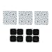 Produktbild FITOP 20 Stück 50 X 50mm Metall Einrast Elektroden Pad Kompatibel mit Compex (5 Packungen)