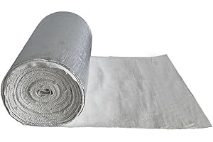 Feegow Ceramic Fibre Blanket Insulation, High Temperature Insulation for Kilns, Wood Stove, Forge, Pizza Ovens, Furnace Door