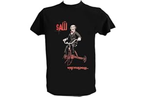 UZ Design Camiseta Saw Hombre Niño Triciclo Mascara Peliculas Terror