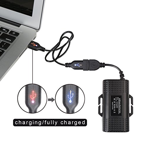 LED Fahrradlicht Set, LED Scheinwerfer, 1200 LM, XM L2, Sport, Fahrradlampe LED mit Akku, LED Fahrradbeleuchtung USB Aufladbar inkl, LED Frontlichter, Rücklicht mit Knopfzelle, Halterung, Kopfbügel zur LED Stirnlampe - 4