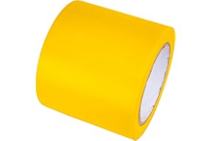 GTSE Nastro di marcatura per pavimento, 100 mm x 33 m, giallo – per piste da ballo e palestre, 1 Rotolo