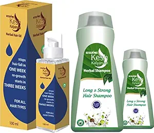 ESME Herbal Shampoo (200ml) + Hair Oil (100ml) Combo(Multi)