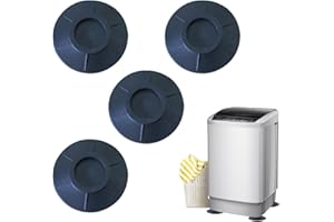 EBHO 4 Stück Antirutschmatte Waschmaschine, Schwingungsdämpfer, Waschmaschine Matte, Hauswirtschaftsraum Möbel