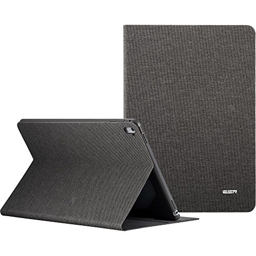 iPad Pro 9.7 Hülle, ESR® Auto aufwachen / Schlaf Funktion und Einstellbarem Blickwinkel Funktion Schutzhülle für iPad Pro 9.7 Zoll (Braun Grau)