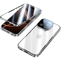 LIUKM Funda para iPhone 16 Pro Protección 360° con Adsorción ...