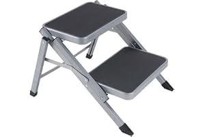 Bo-Camp - Escalón para Caravana - Plegable - Doble - Antideslizante