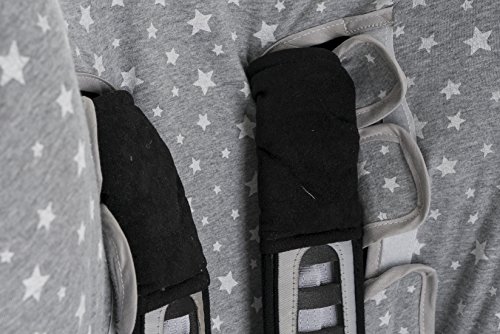 Universal Bezug für Autokindersitz Gruppe 1, 2 y 3 White Star Janabebe® Romer, Maxi-Cosi, Cibex, Jane…. - 4