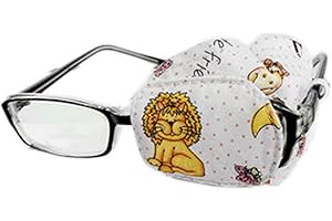 FANCYPUMPKIN Kreative Cartoon Augenklappe Einzelne Brille Abdeckung Lazy Eye Amblyopie-Behandlung für Kinder