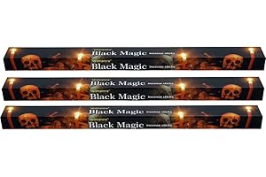 Vedmantra Incense Sticks - 20 Sticks x 3 Pack - Premium Series (Black Magic)