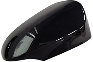 LINQIANBHD Carcasa Espejo Coche Cubierta Espejo Retrovisor Coche Carcasa con Tapa para Toyota para Verso para Corolla para Auris para CHR 2012 2013 2014 2015 2016 2017 2018 2019 Marco Espejo(R Black)