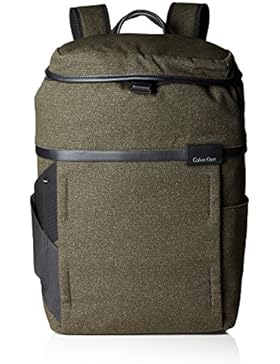Calvin Klein Herren Neil Backpack Rucksack, Grün (Black Olive), 16 x 47 x 29 cm