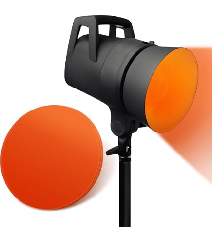 LAISHUNHE 7 Farben 14 Stücke Scheinwerfer Farbfolien Farbfilter Folie