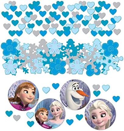 Frozen Birthday Party Tableware 2015 Range Decoration Items â€¦ (Party Confetti (999258))