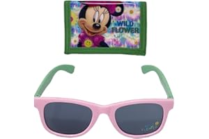 CARTOON Lunettes de soleil Disney Marvel, Minnie Moouse, Mickey Mouse II, Spiderman avec porte-feuille rectangulaire Multicolore