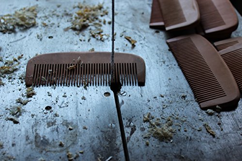 Bartkamm aus Birnbaumholz von Beard Folk Beard Comb - 3