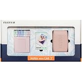 مجموعة طابعات الهواتف الذكية Instax Mini Link 3 باللون الوردي