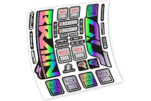 VINILOSBICI Pegatinas en vinilo adhesivo compatibles con horquilla Rock Shox SID Brain Ultimate (Holográfico)