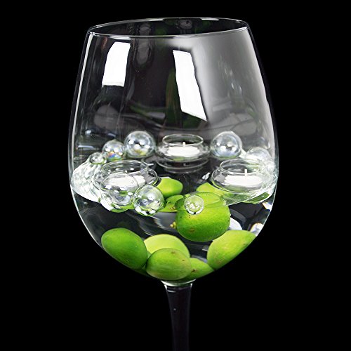 20 x Glasblasen zur Dekoration Ø 1,5cm. Mundgeblasene Kugeln aus hauchdünnem Klarglas - 4