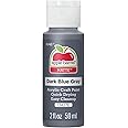 Apple Barrel Acrylic Paint, Dark Blue Gray 2 fl oz Classic Matte Acrylic Paint For Easy To Apply DIY Arts And Crafts, Art Supplies With A Matte Finish
