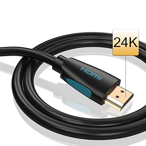 15m HDMI Kabel 1.4a / 2.0 Ultra HD 4k| High Speed with Ethernet | neues Modell 2016 / Kabel 3 fach geschirmt / inkl. Stecker- und Kontaktschirmung | 4K Ultra HD 2160p / Full HD 1080p | 3D / ARC / CEC | fünfzehn Meter - 5