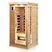 Produktbild Tronitechnik Infrarotkabine Pierson inkl. Vollspektrumstrahler, Karbon- Flächenstrahler, Bodenstrahler, Holzart:Hemlock, Maße:90cm x 90cm x 190cm