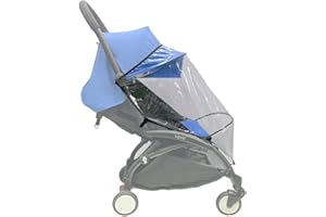 BROGTORL Regenschutz, transparent, Zubehör für Kinderwagen, wasserdichte Abdeckung, kompatibel mit Babyzen Yoyo (Regenschutz vorne)