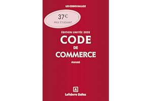 Code de commerce 2026 annoté. Édition limitée. 121e éd.