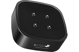 RUXELY Charger Adapter for Fitbit Versa 4/Versa 3/Sense 2/Sense,Magnetic USB C Charging Cable Dock,Charger Replacement Type C Charging Cord Stand for Fitbit Sense 1/2,Versa 3/4 Smartwatch