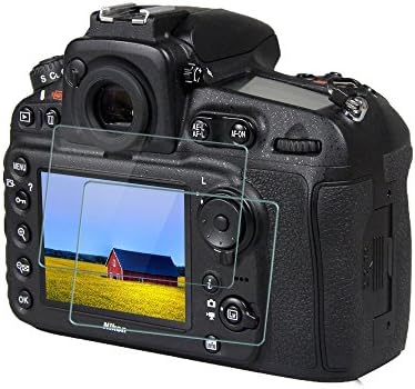 Ktele Tempered Toughened Optical Glass Camera Screen Protector For Nikon D810 Digital SLR camera Anti-scratch Anti-burst Super Light Transmittance Digital Picture Frame 2X Sheets Screen Protector Foils With Shoulder Screen Protector