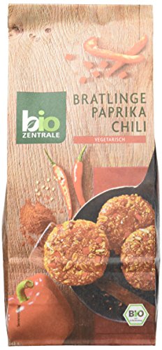 Preisvergleich Produktbild biozentrale Bratlinge Paprika-Chili, 7er Pack (7 x 300 g)