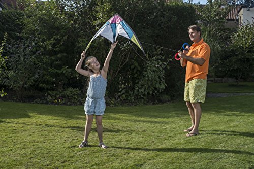 Stunt Kite - 120 x 60 cm Dual Line Kite - High Flying Kite with multi coloured panel design - Stunt Kites for Outdoor Fun - Dual Line Stunt Kites - Popular entry-level stunt kite reviews Stunt Kite - 120 x 60 cm Dual Line Kite - High Flying Kite with multi coloured panel design - Stunt Kites for Outdoor Fun - Dual Line Stunt Kites - Popular entry-level stunt kite