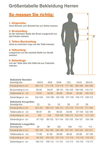 SONNENGRUSS Yogahose Herren in 15 verschiedenen Größen für jeden Figurtyp und jede Beinlänge, 3 Farben - 9