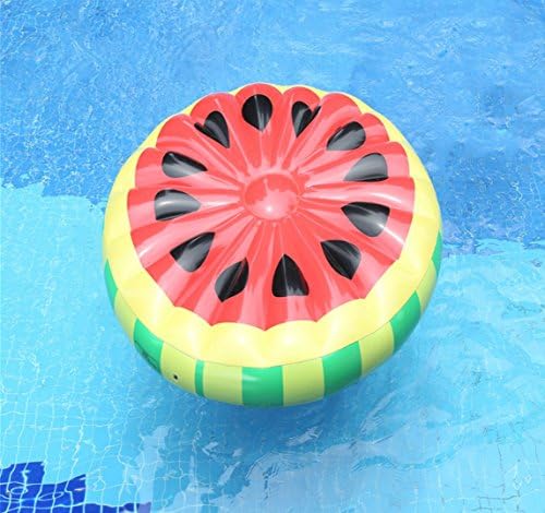 CRMM Lounger Float,Swimline Watermelon Island Slice Inflatable Raft Suitable For Summer Swimming Pool/Beach Fruit Floaty Toys(180Cm*180Cm*20Cm)
